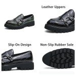 Colorful Men's Slip-On Patent Leather Loafers
