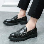 Colorful Men's Slip-On Patent Leather Loafers