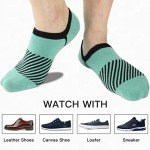 8 Pairs Colorful No Show Socks for Men