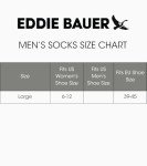 Eddie Bauer Men's Colorful Moisture Control Socks (6 Pairs)