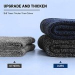 Men's Thick Merino Wool Hiking Socks - 5 Pairs