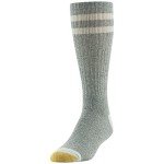 Men's Retro Stripe Crew Socks - 6 Pairs