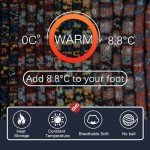 Cooplux Colorful Thermal Wool Socks for Men (5 Pairs)