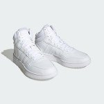 Adidas Men's Hoops 3.0 Mid Sneakers - White