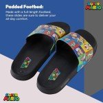 Colorful Nintendo Mario Slide Sandals for Men
