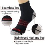Men's Multicolor Athletic Socks - 6 Pairs