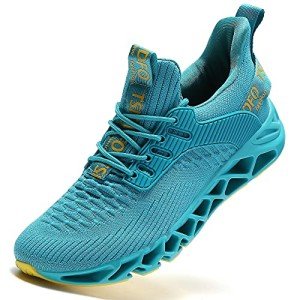 Men's Lake Blue Casual Athletic Sneakers Size 8