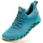 Men's Lake Blue Casual Athletic Sneakers Size 8