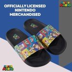 Colorful Nintendo Mario Slide Sandals for Men