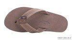 Rainbow Sandals: Vibrant Leather Men's Flip Flops
