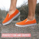 Colorful Low-Top Slip-On Women's Canvas Sneakers
