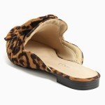Colorful Leopard Print Pointed Toe Women’s Mules