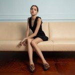 Colorful Leopard Print Pointed Toe Women’s Mules