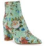 Betsey Johnson Floral Multi Cady Ankle Boot