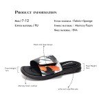 Colorful Memory Foam Slide Sandals for Men