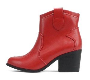 Soda Teller Women’s Fire Red Ankle Boot