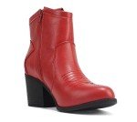 Soda Teller Women’s Fire Red Ankle Boot