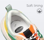 Colorful Leopard Print Platform Sneakers for Women