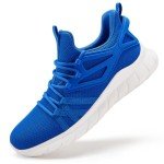 Coolprince Women's Lightweight Blue Running Sneakers 9.5