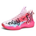 Vibrant High-Top Basketball Sneakers for Women
