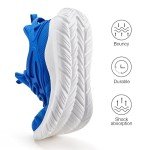 Coolprince Women's Lightweight Blue Running Sneakers 9.5