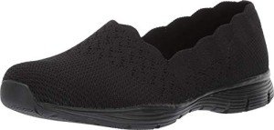 Skechers Women's Black Slip-On Loafer Shoes