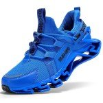 Men's Royal Blue Slip-On Breathable Running Sneakers