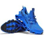 Men's Royal Blue Slip-On Breathable Running Sneakers