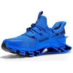 Men's Royal Blue Slip-On Breathable Running Sneakers