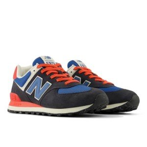 New Balance 574 V2 Colorful Suede Sneakers