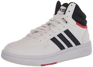 Adidas Hoops 3.0 Mid White/Ink/Red Shoes