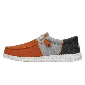 Hey Dude Wally Tri Varsity Orange Slip-Ons