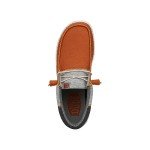 Hey Dude Wally Tri Varsity Orange Slip-Ons