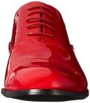 Red Patent Gala Tuxedo Oxford Shoes for Men
