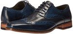 Stacy Adams Cobalt/Navy Wingtip Oxford Shoes