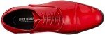 Red Patent Gala Tuxedo Oxford Shoes for Men