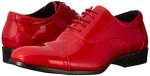 Red Patent Gala Tuxedo Oxford Shoes for Men