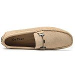 Colorful Men's Slip-On Casual Loafers - Beige