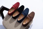 Colorful Suede Men's Slip-On Driving Loafers