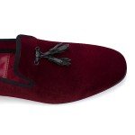 Colorful Slip-On Loafers for Men - Red