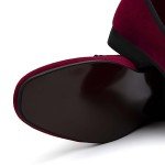 Colorful Slip-On Loafers for Men - Red