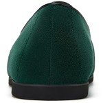 Men's Green Suede Tassel Slip-On Loafers