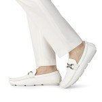 Colorful Faux Leather Penny Loafers for Men