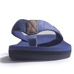 Colorful Beach Flip-Flops for Men - Blue Size 11