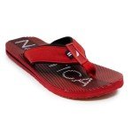Colorful Nautica Men's Flip Flops - Wayne Stripe