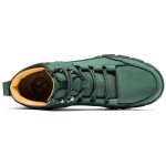 Colorful Men's Casual Chukka Ankle Boots - Green