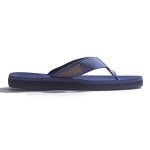 Colorful Beach Flip-Flops for Men - Blue Size 11