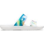 Tie Dye Two-Strap Crocs Sandals for Everyone