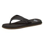 Quiksilver Men's Monkey Wrench Sandal in Black/Brown