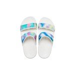 Tie Dye Two-Strap Crocs Sandals for Everyone